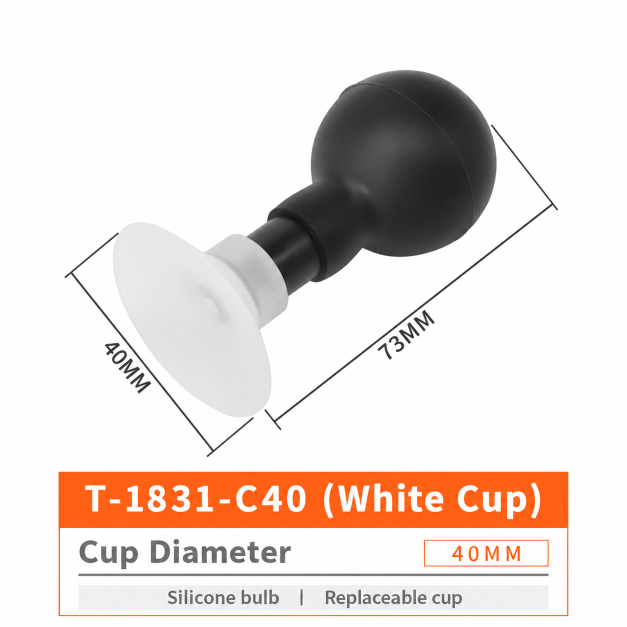 T-1831 T-1831-C40 / White Cup