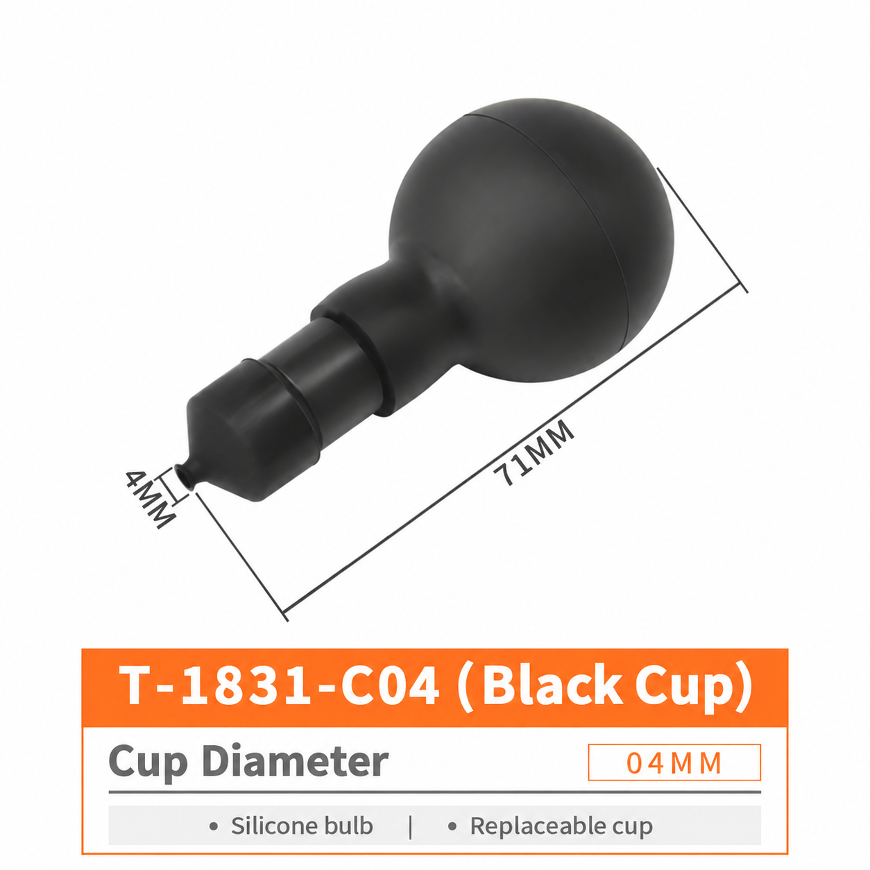 T-1831 T-1831-C04 / Black Cup