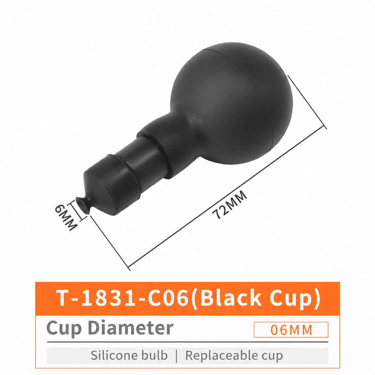 T-1831 T-1831-C06 / Black Cup