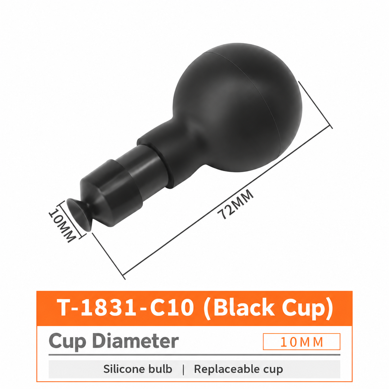 T-1831 T-1831-C10 / Black Cup