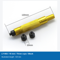 LY-933 / 10 mm / Three cups / Black