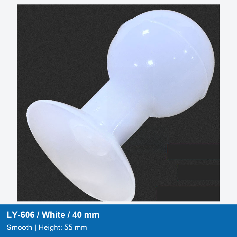 LY-606 / White / 40 mm / Smooth