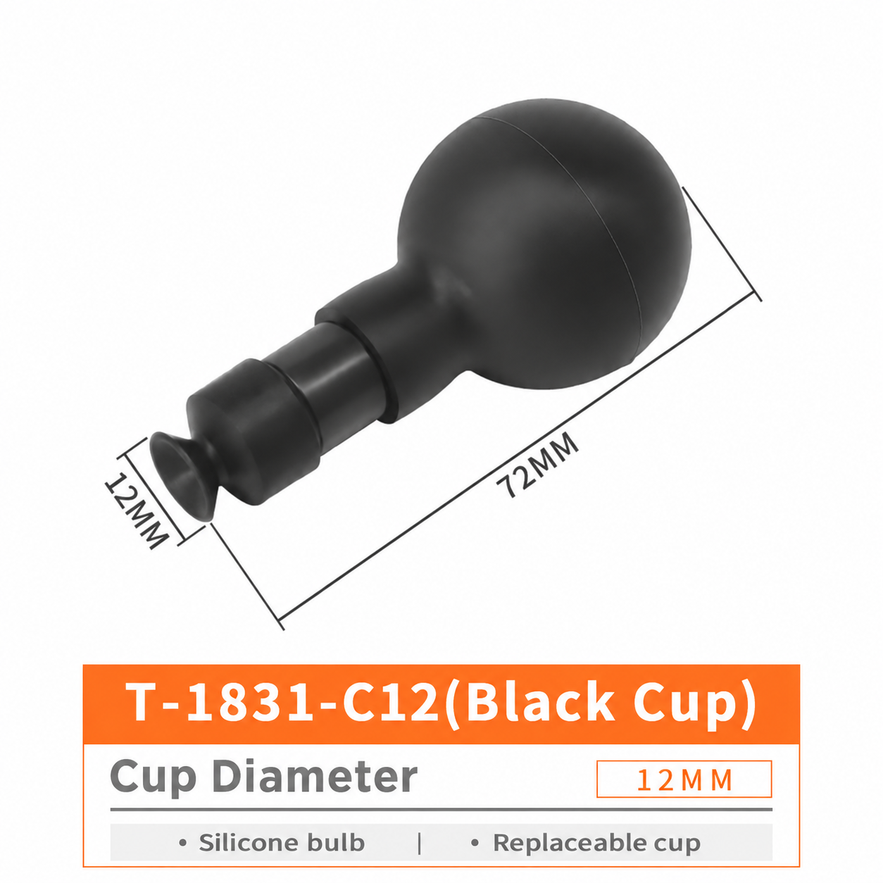 T-1831 T-1831-C12 / Black Cup