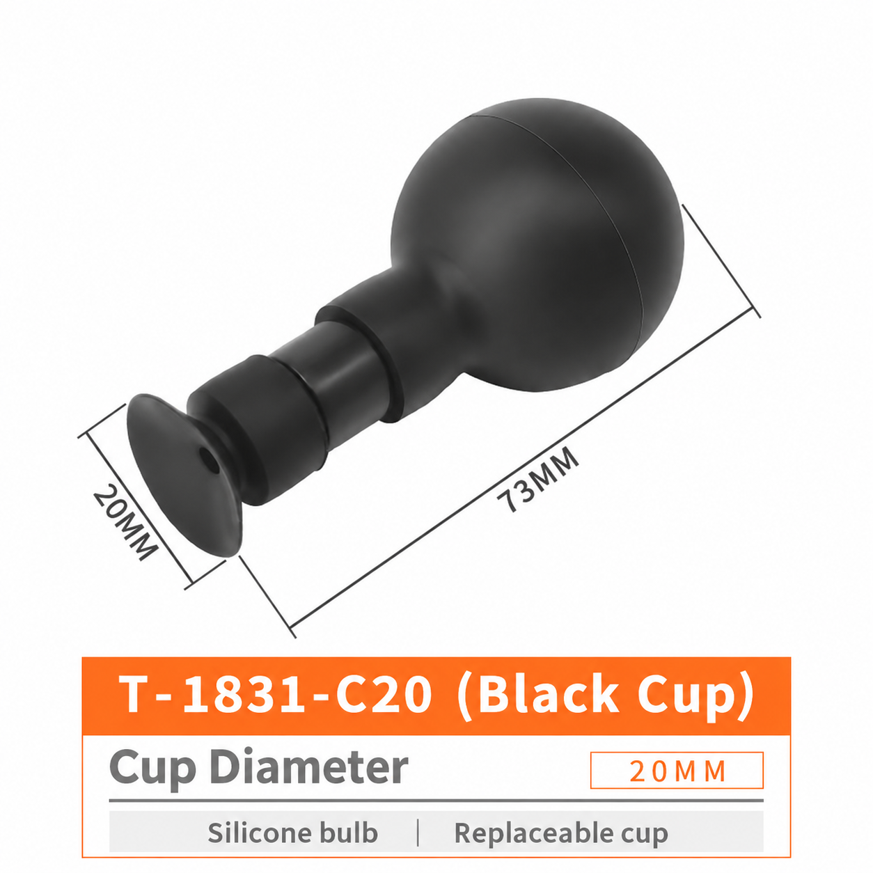 T-1831 T-1831-C20 / Black Cup