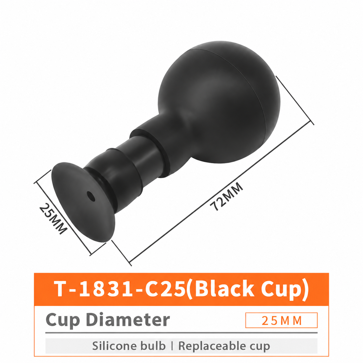 T-1831 T-1831-C25 / Black Cup