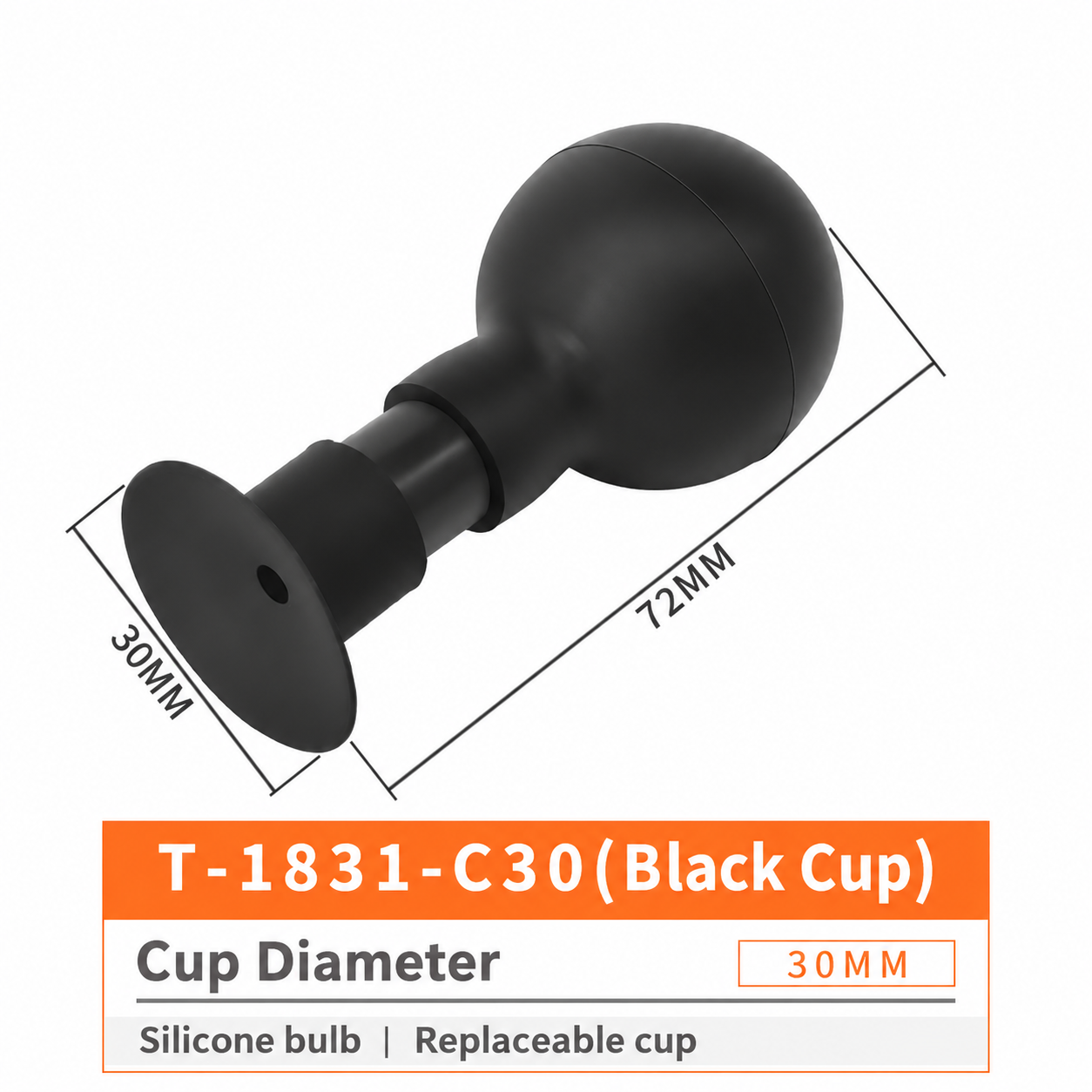 T-1831 T-1831-C30 / Black Cup