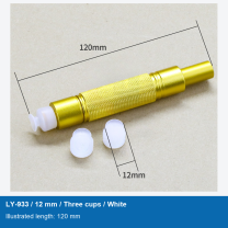 LY-933 / 12 mm / Three cups / White