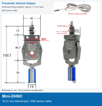 Mini-DHNC / 16-41 mm internal grip / With sensor cable