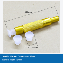 LY-933 / 20 mm / Three cups / White