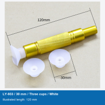 LY-933 / 30 mm / Three cups / White
