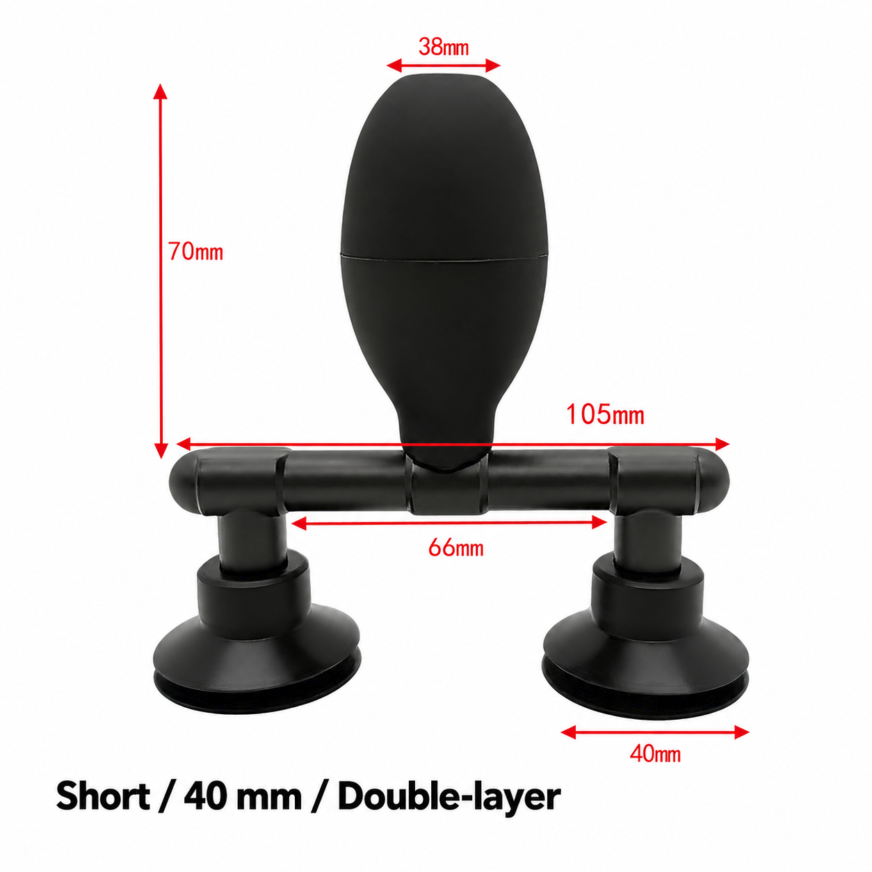 Short / 40 mm / Double-layer