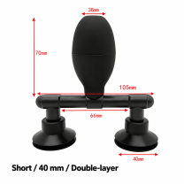 Short / 40 mm / Double-layer