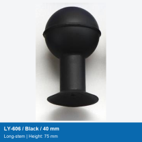 LY-606 / Black / 40 mm / Long-stem