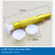 LY-933 Gold Manual Vacuum Pickup Pens, White Cups, 8-50 mm