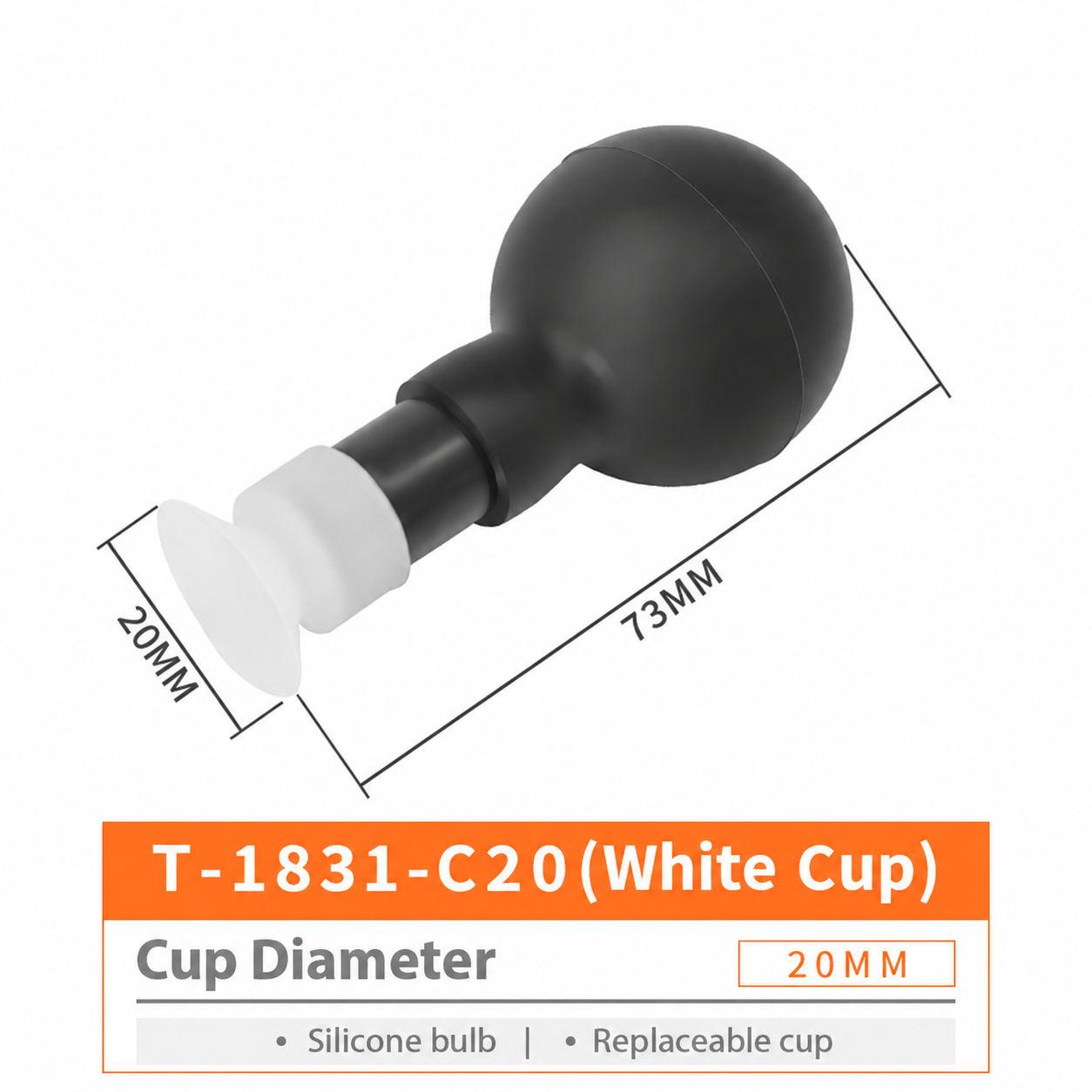 T-1831 T-1831-C20 / White Cup