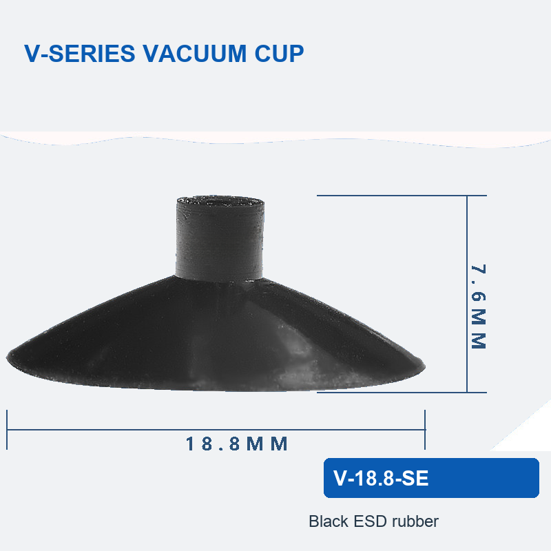 V-18.8-SE - Black ESD Rubber
