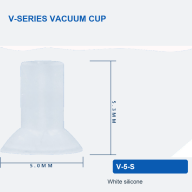 V-Series Vacuum Pickup Pen Suction Cups & Tips - Standard and ESD, 1.5-30 mm