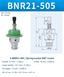 V-BNR21-505 original photograph and dimensions