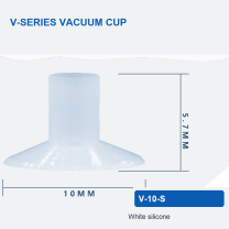 V-10-S - White Silicone