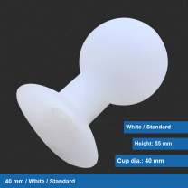 40 mm / White / Standard