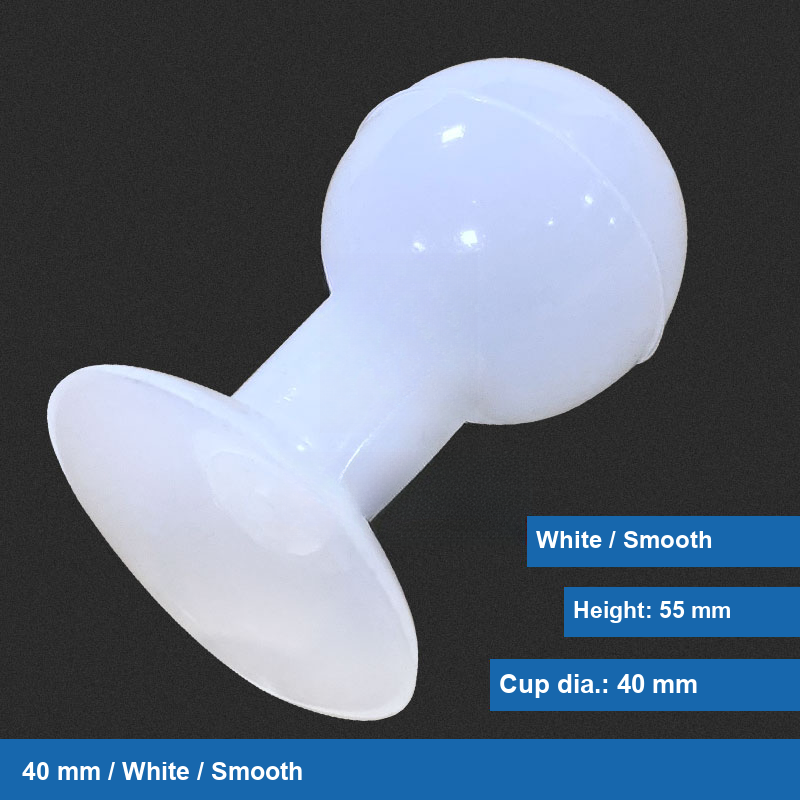 40 mm / White / Smooth