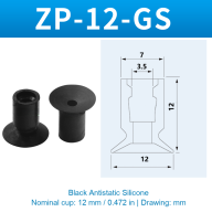 JKXP Spring-Loaded Vacuum Holders & ZPG Replacement Cups, 1.5–20 mm
