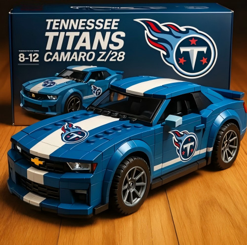 Tennessee Titans Building Blocks Car