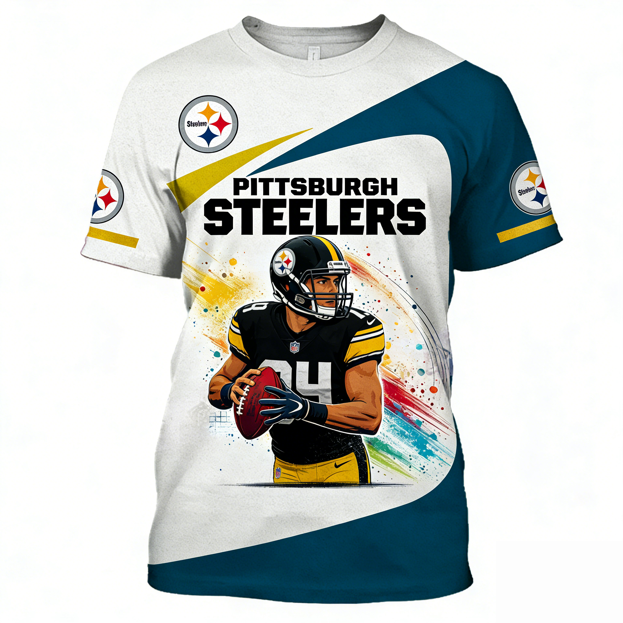 Pittsburgh Steelers 3D Printed T-shirt