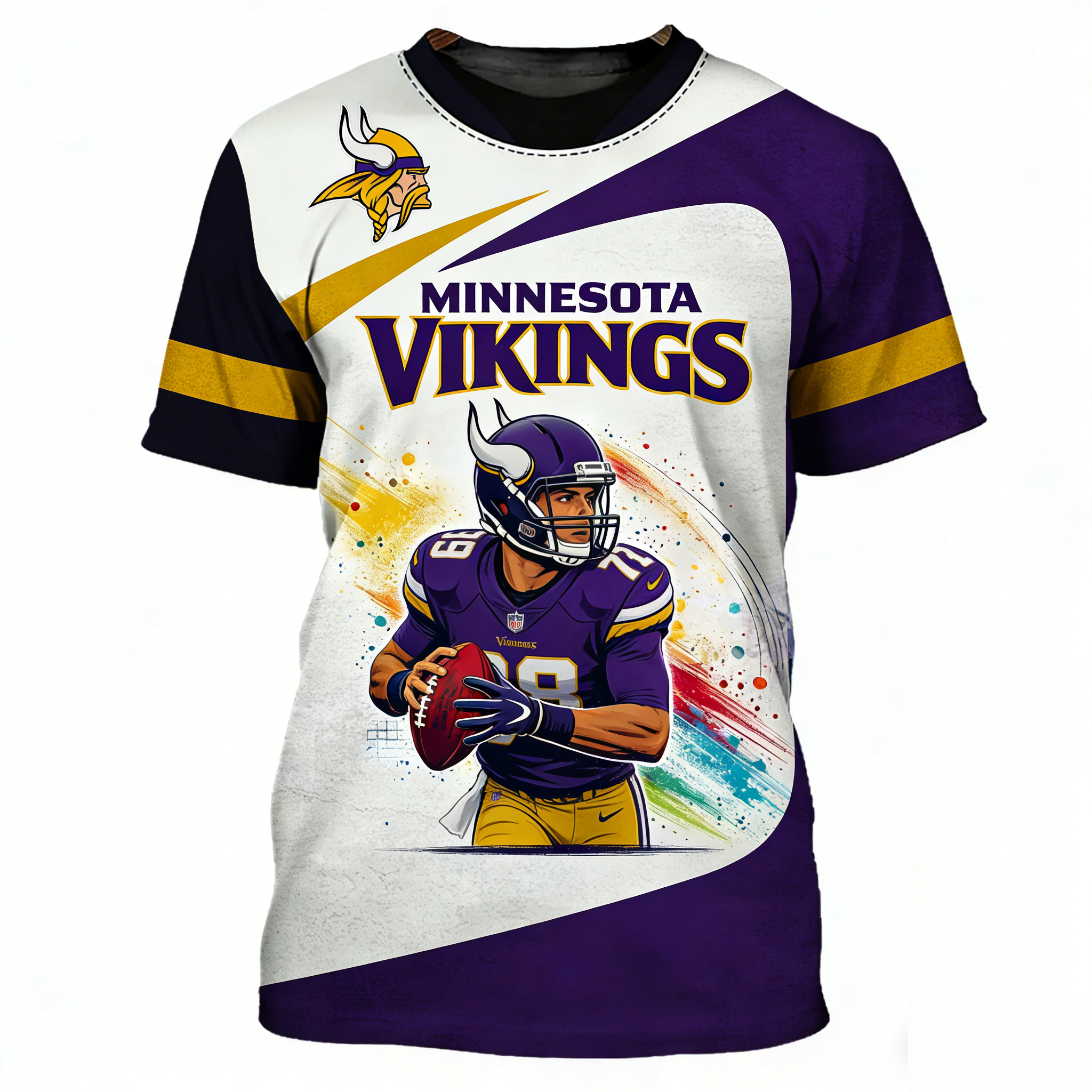 Minnesota Vikings 3D Printed T-shirt