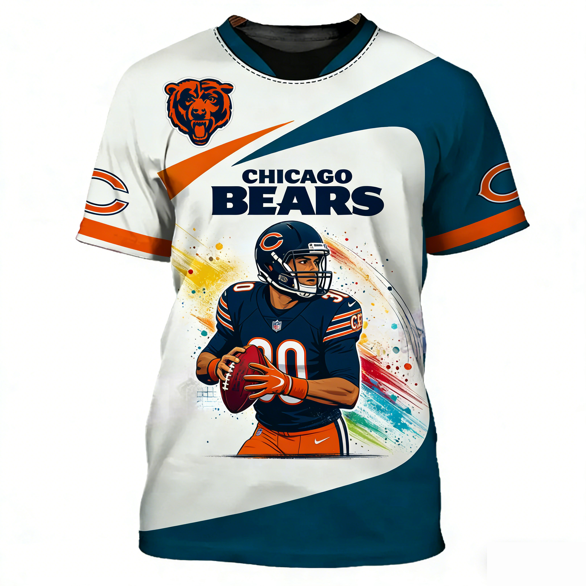 Chicago Bears 3D Printed T-shirt