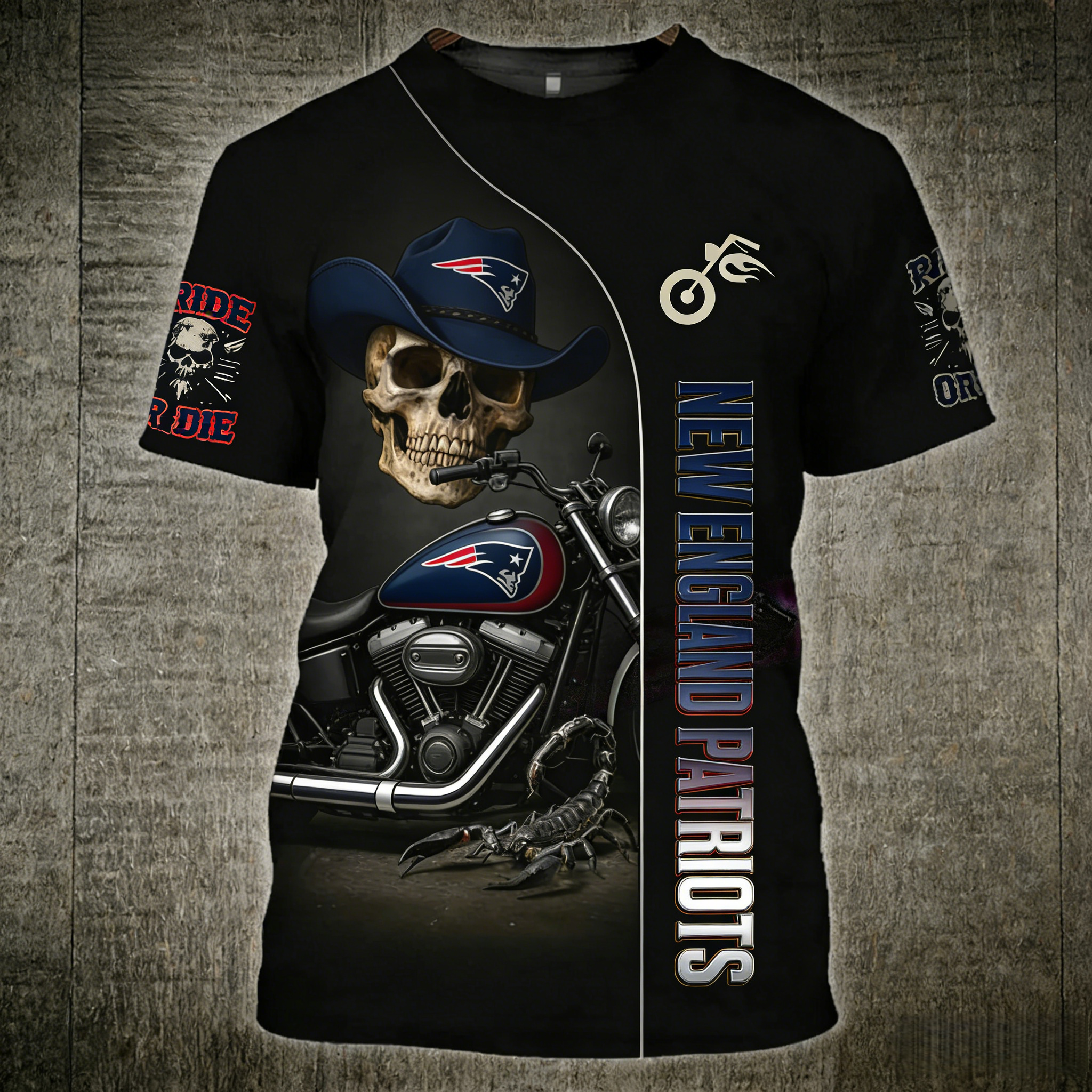 Football Team Skeleton Knight 3D T-shirt