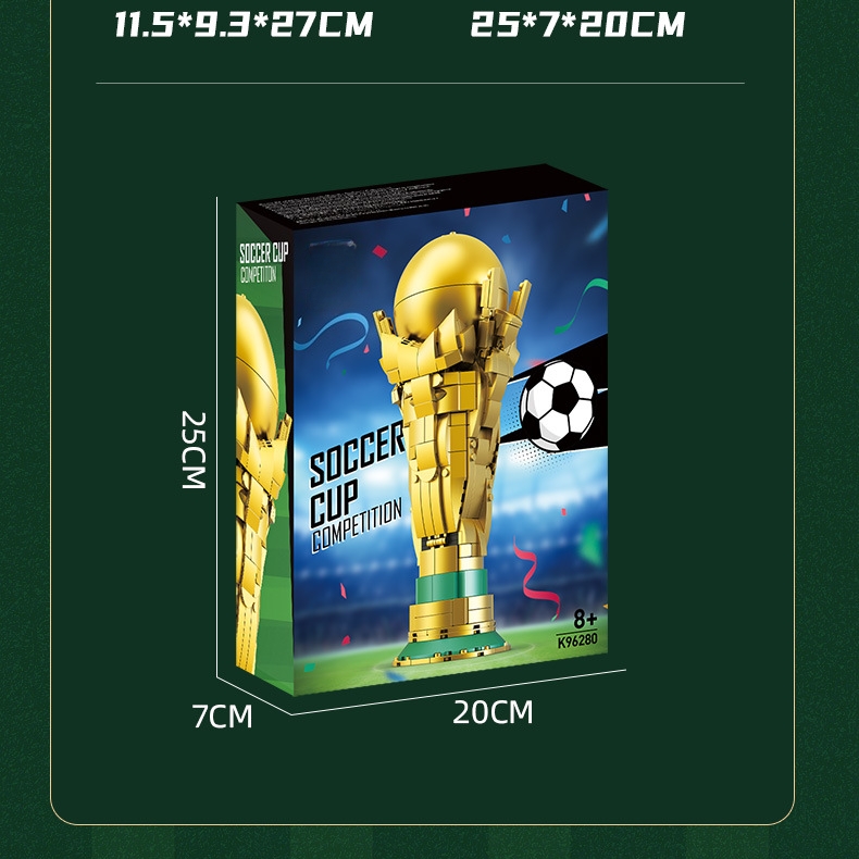 2026 New Soccer Trophy Building Blocks