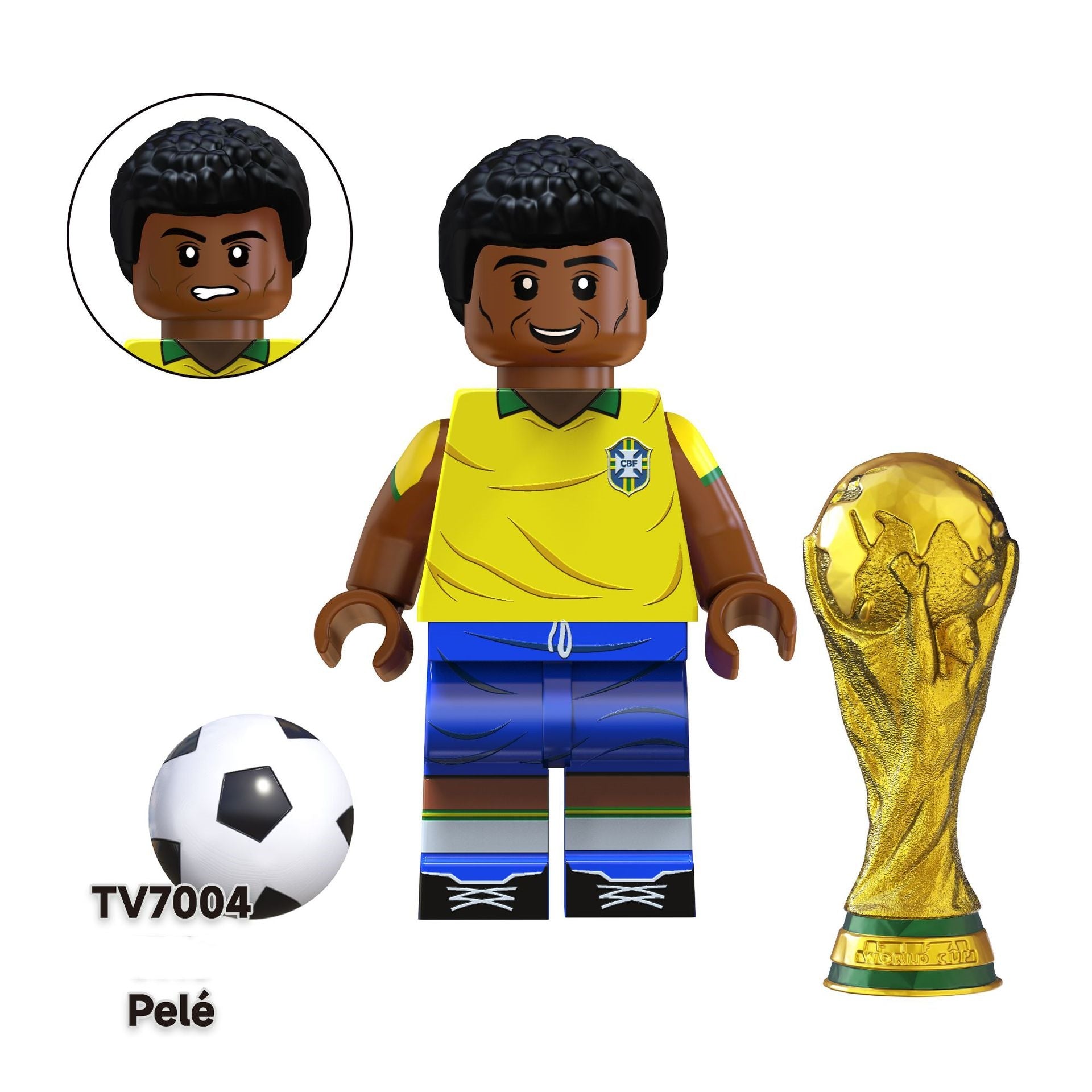 World Cup Legendary Player Figure Building Blocks