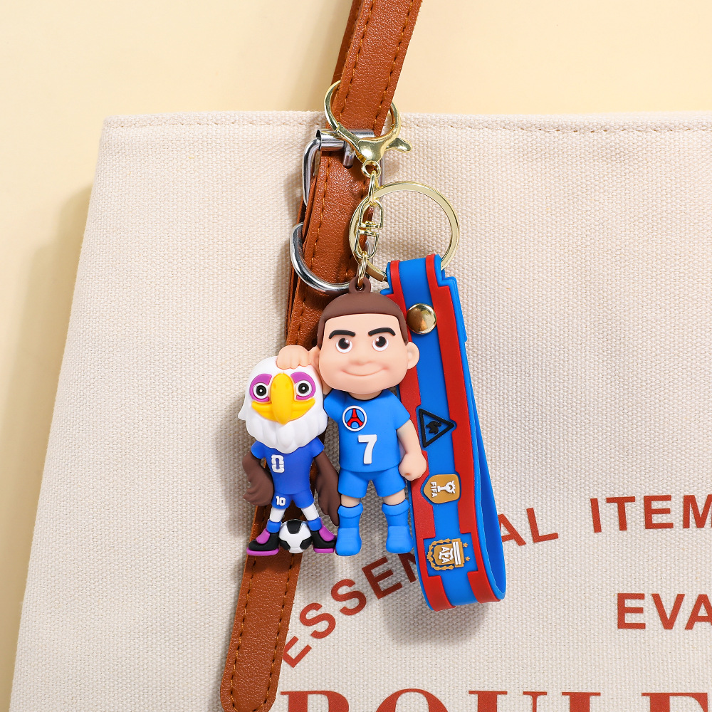 2026 New Soccer Legendary Player Keychain Set 3pcs