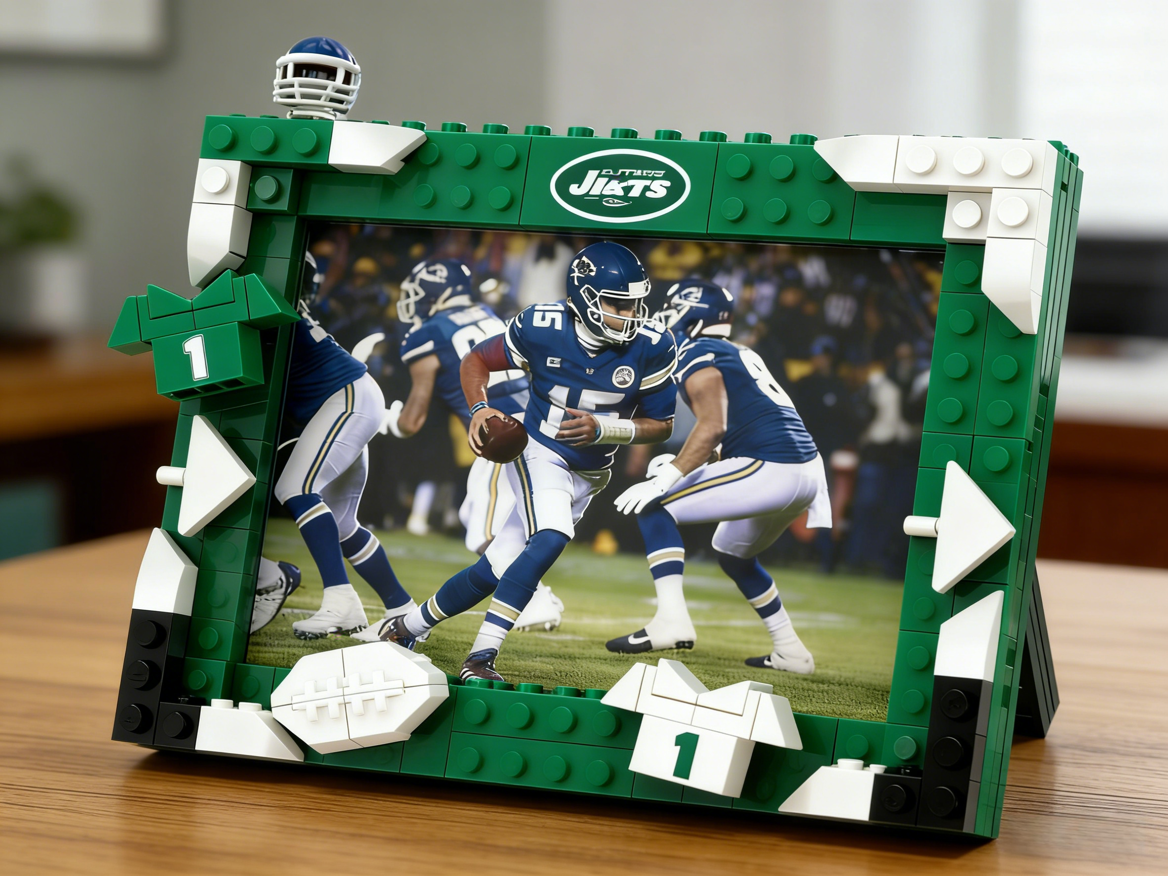 2026 Football Team Commemorative Photo Frame Building Blocks