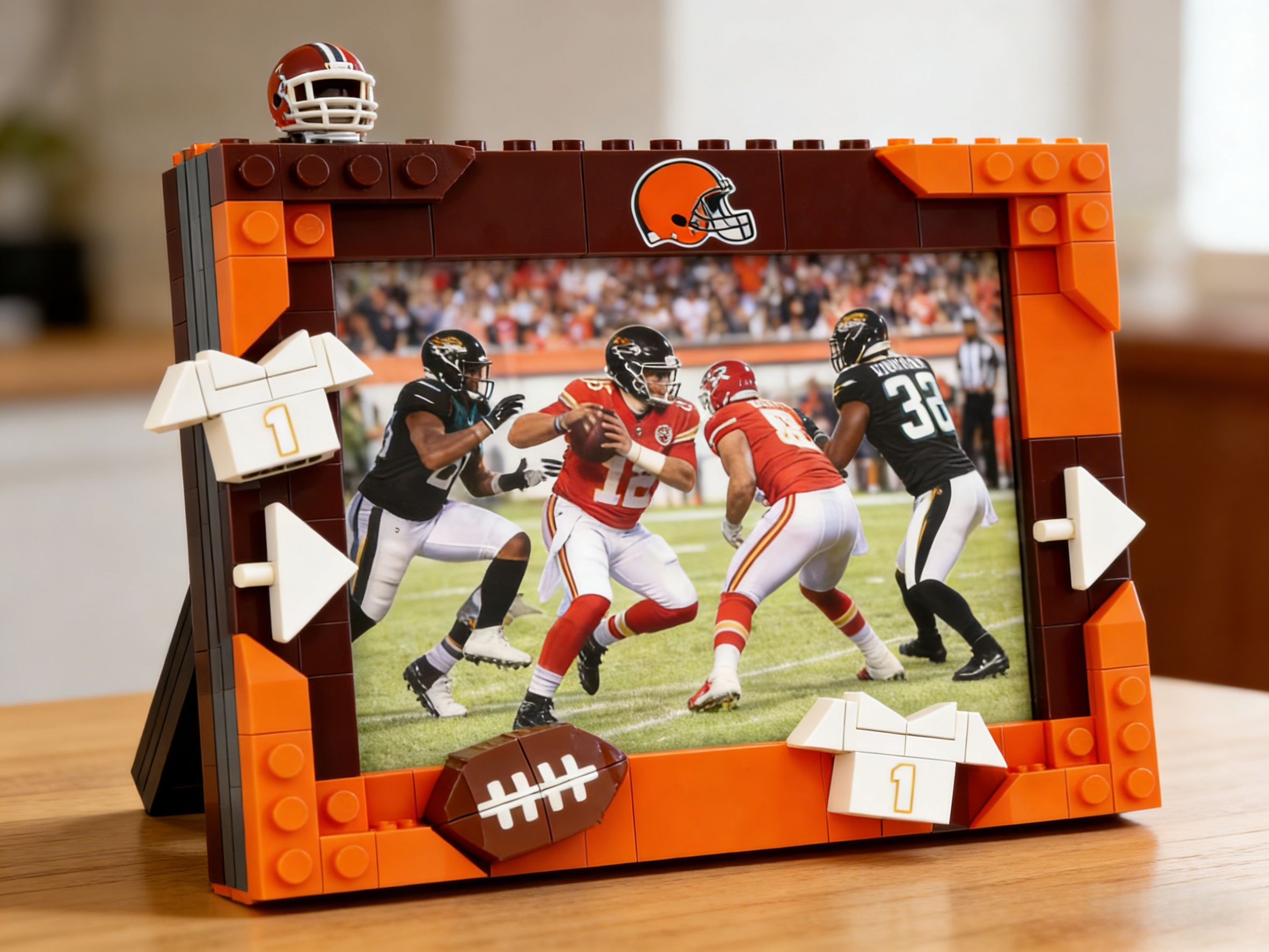 2026 Football Team Commemorative Photo Frame Building Blocks