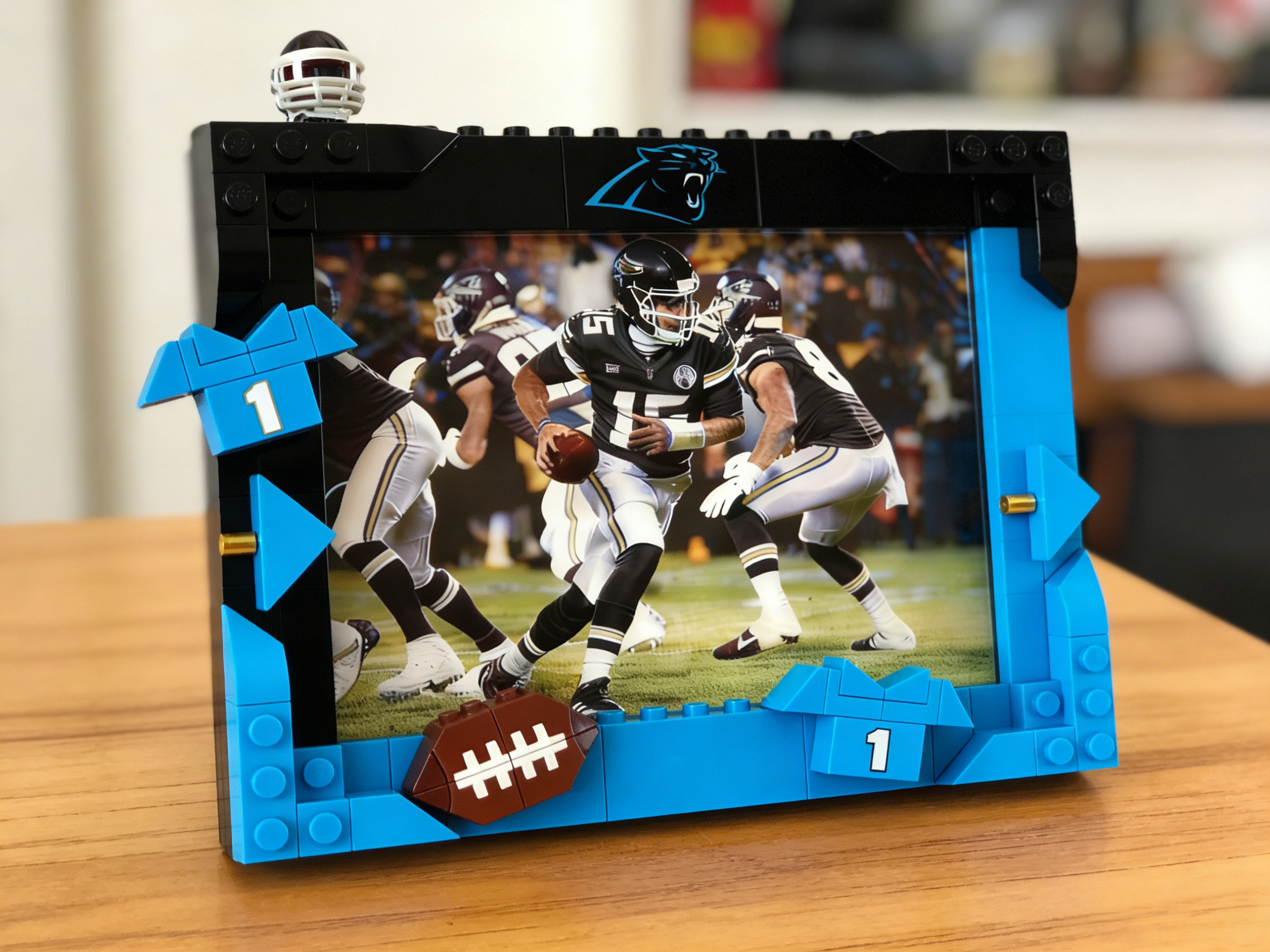 2026 Football Team Commemorative Photo Frame Building Blocks