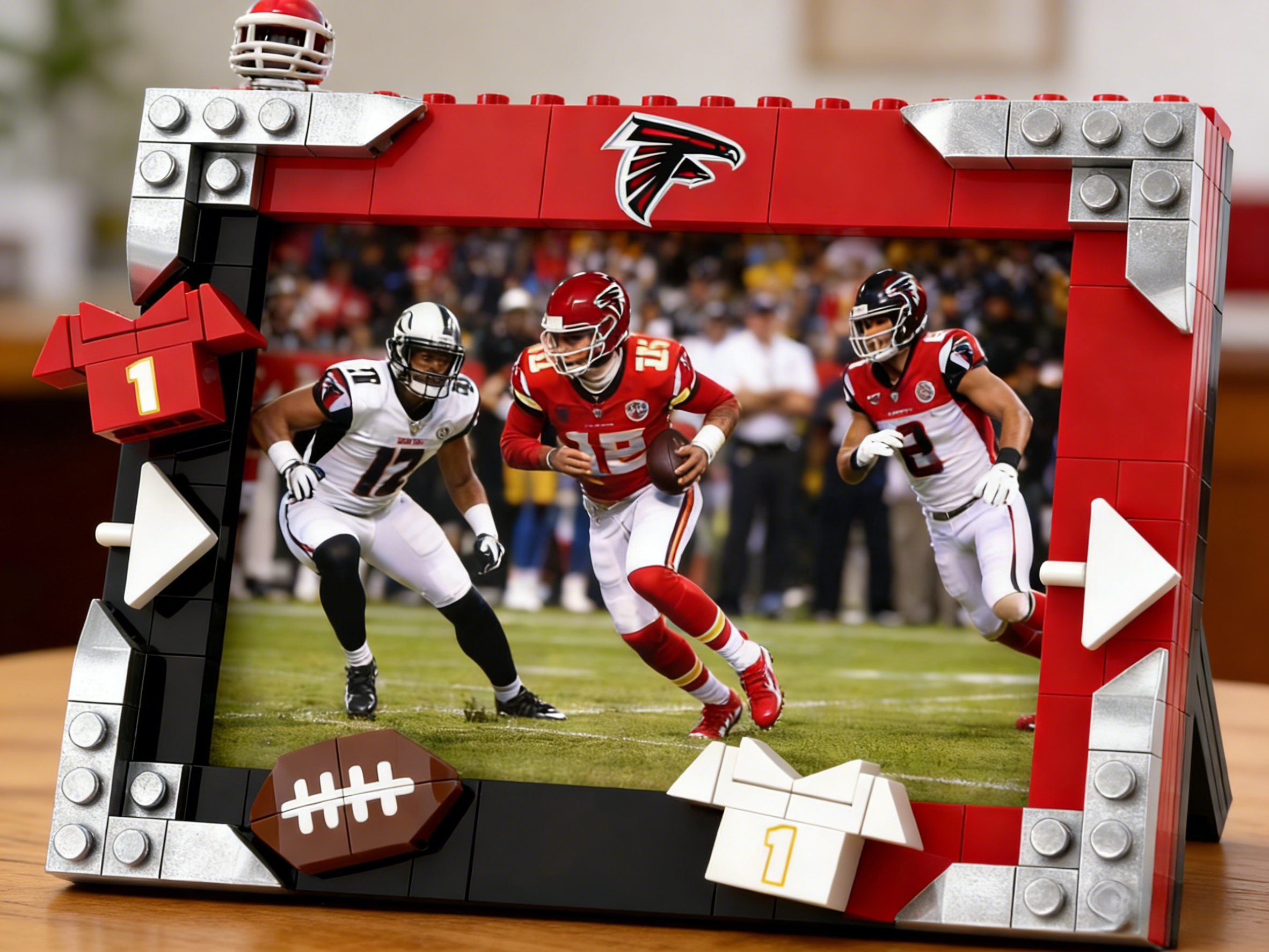 2026 Football Team Commemorative Photo Frame Building Blocks