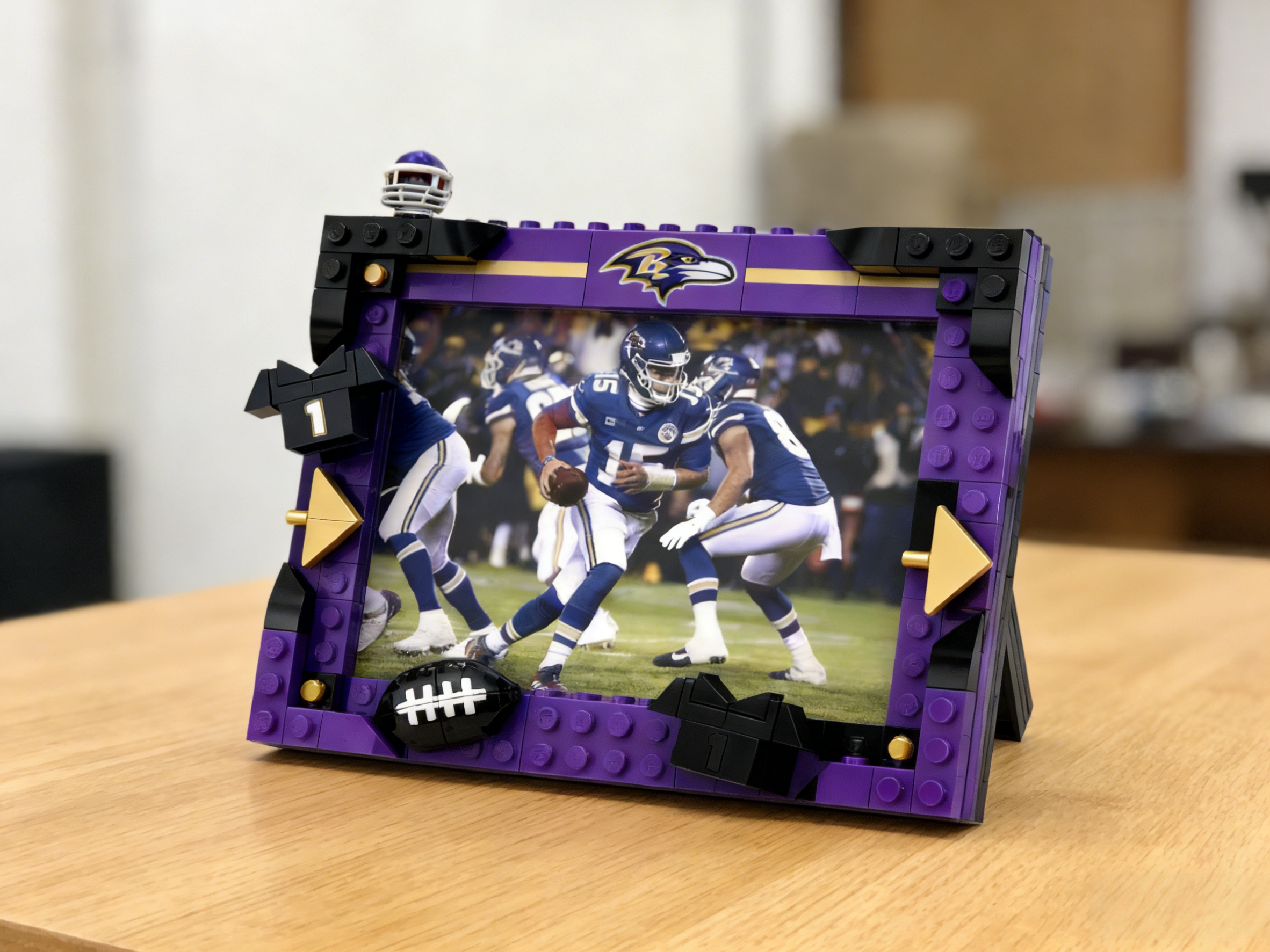 2026 Football Team Commemorative Photo Frame Building Blocks