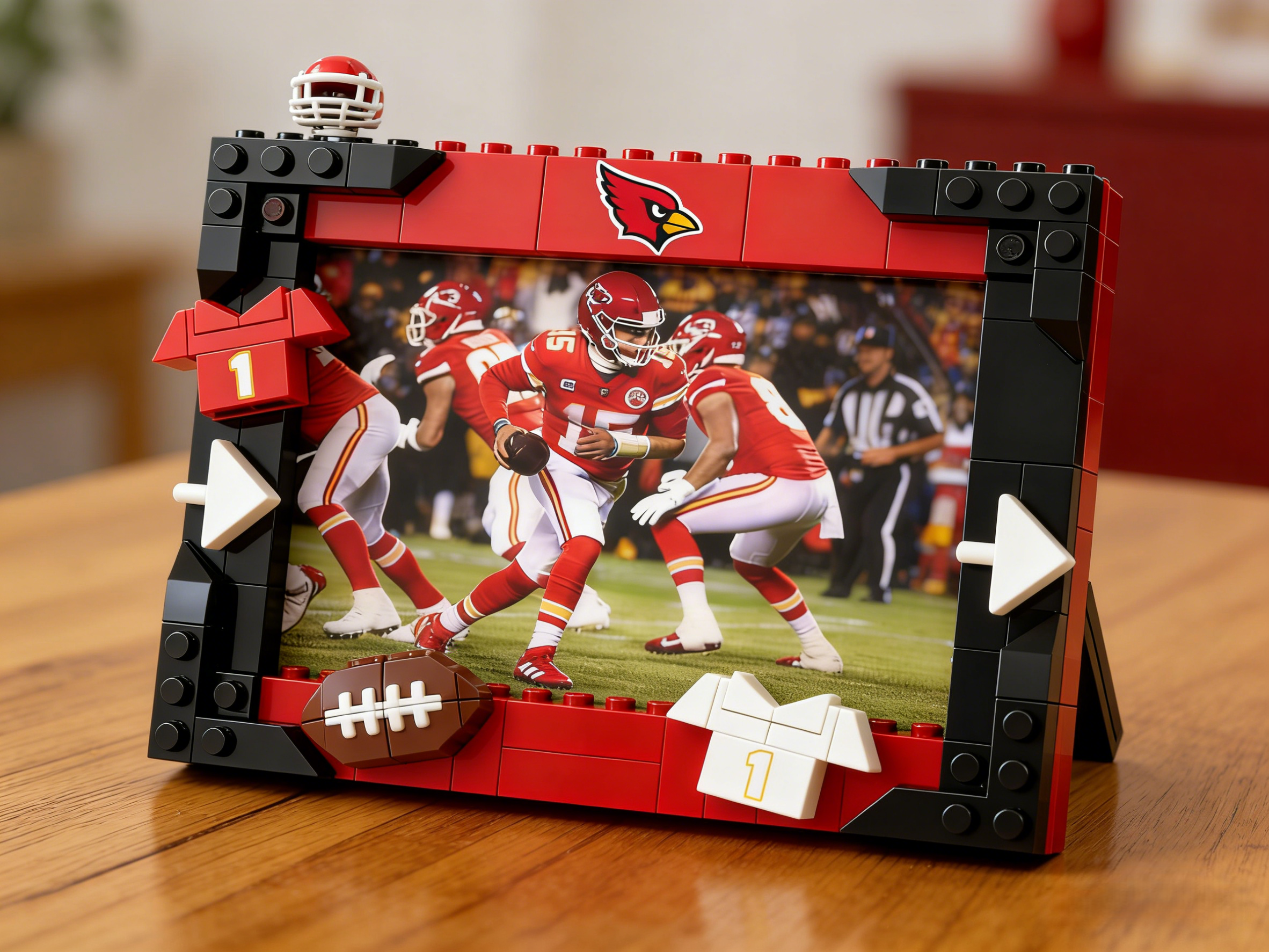 2026 Football Team Commemorative Photo Frame Building Blocks