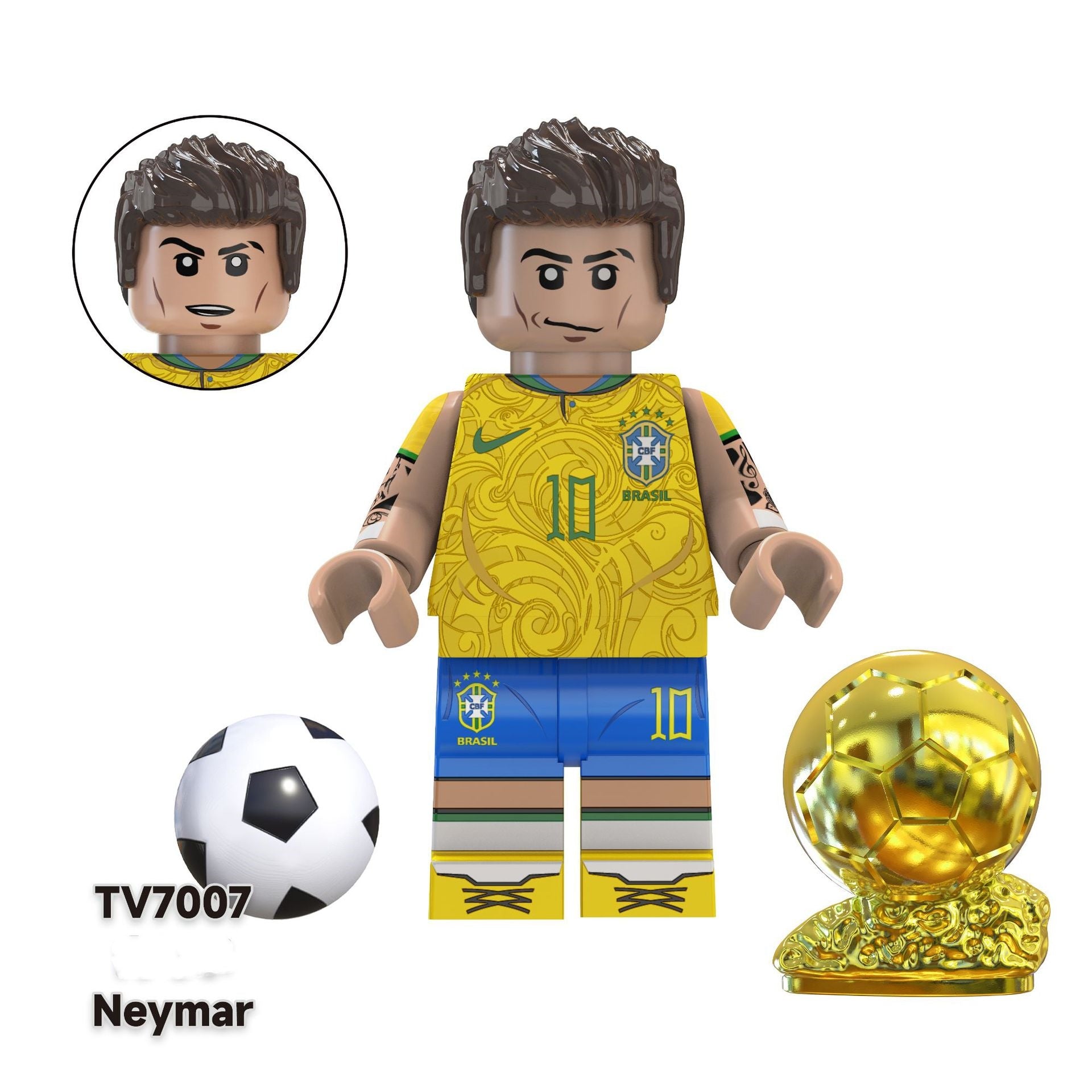 World Cup Legendary Player Figure Building Blocks