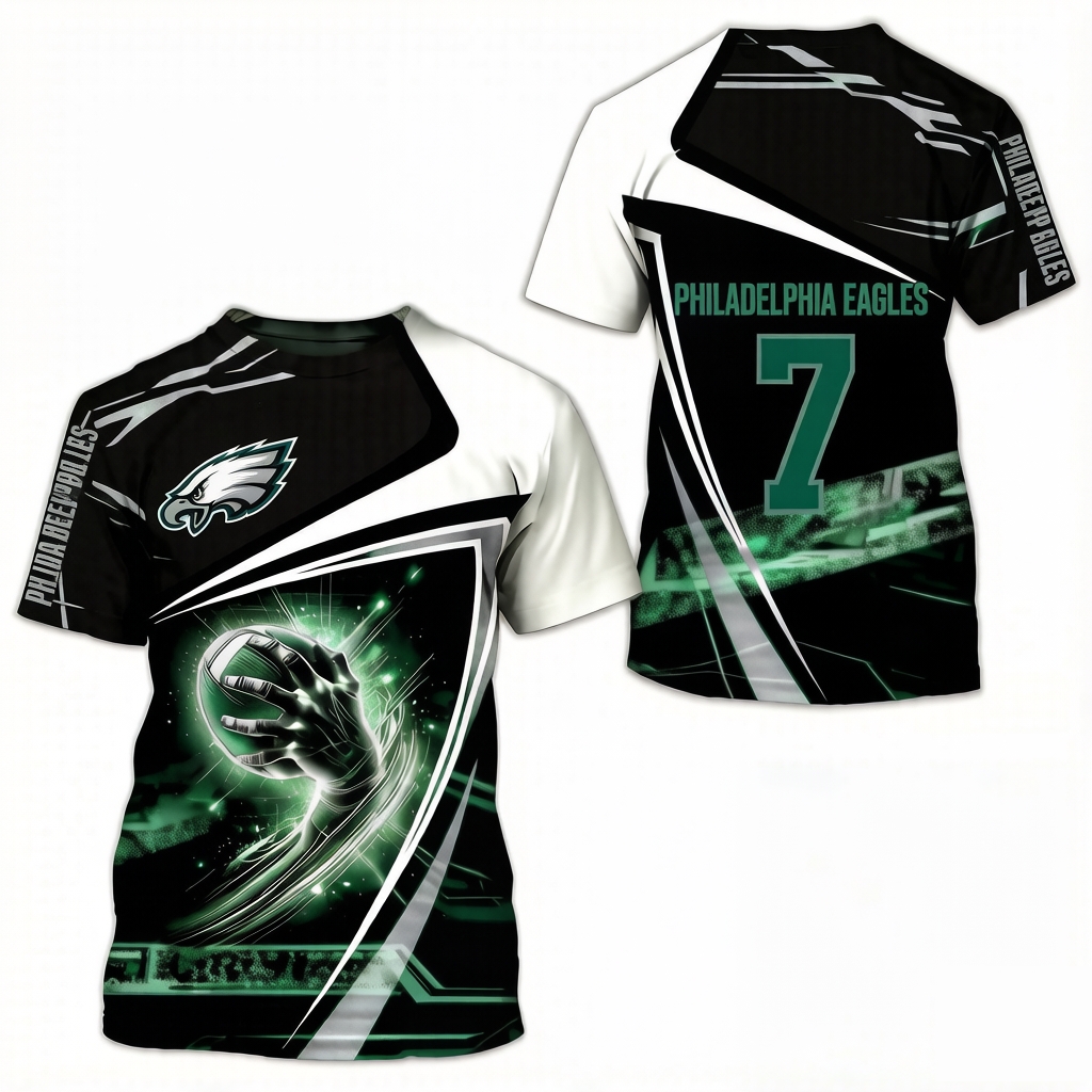 Philadelphia Eagles 3D Printed T-shirt