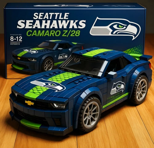 2026 New Football Team Building Blocks Car