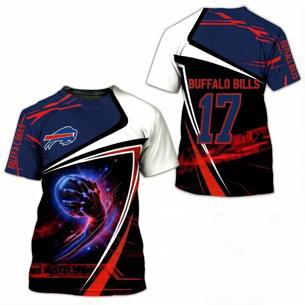 Buffalo Bills 3D Printed T-shirt