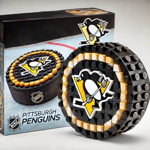 2026 New Hockey Team Ice Hockey Puck Building Blocks