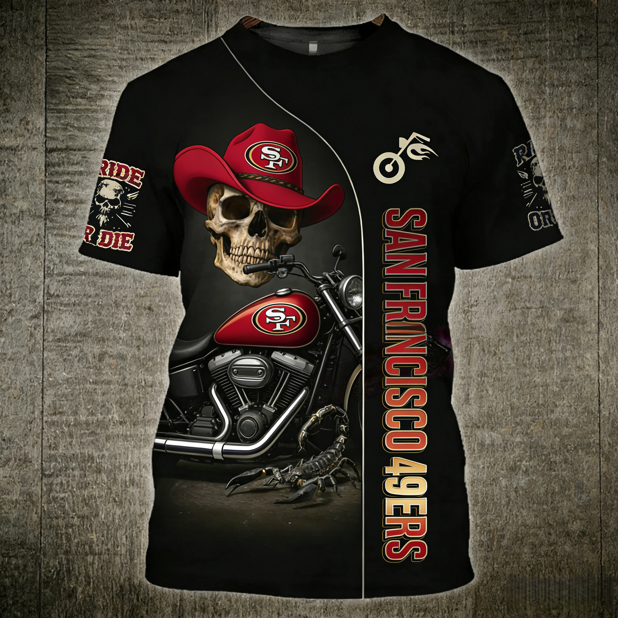 Football Team Skeleton Knight 3D T-shirt