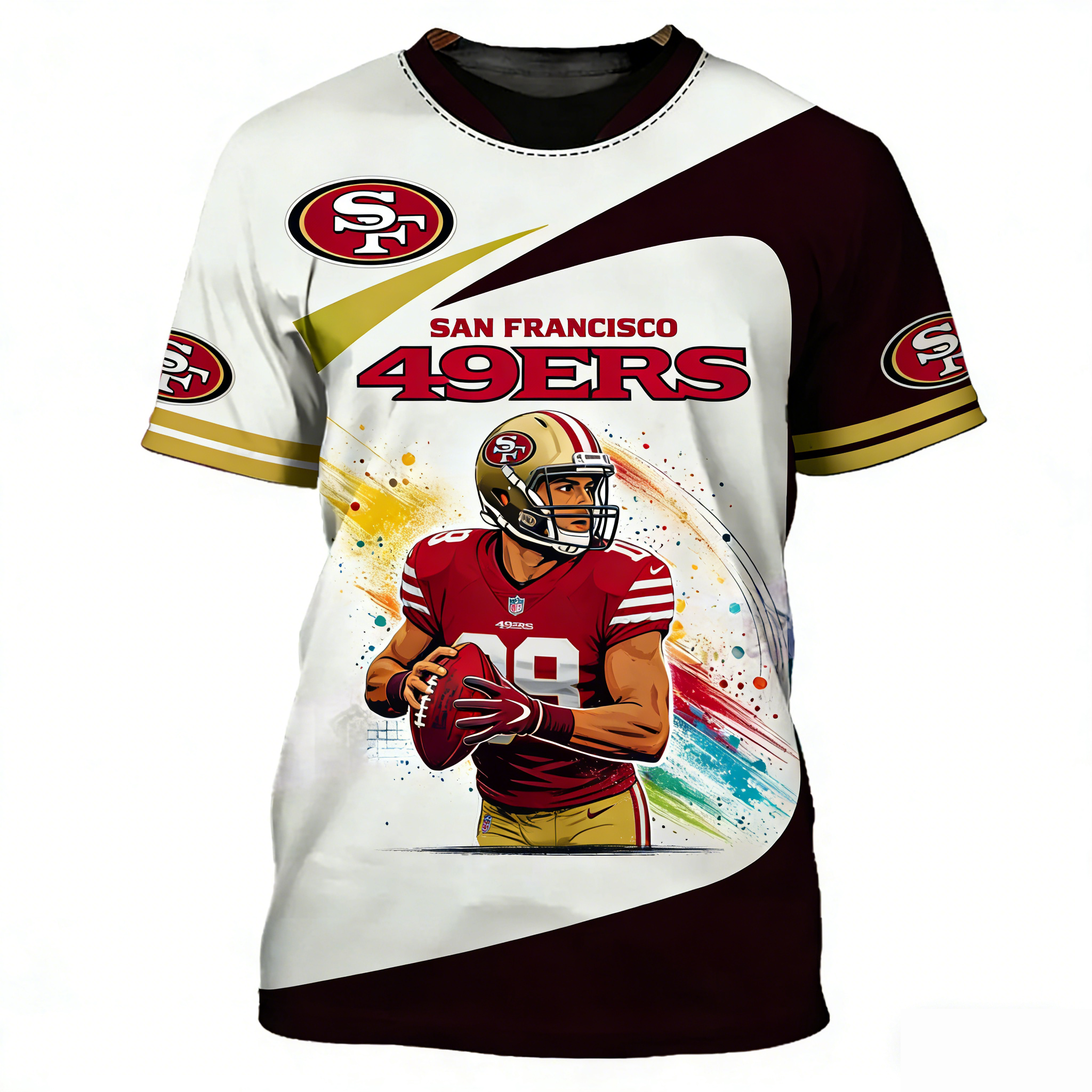 San Francisco 49ers 3D Printed T-shirt