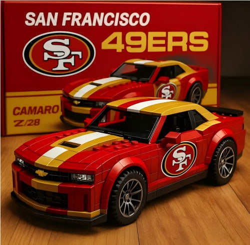 2026 New Football Team Building Blocks Car