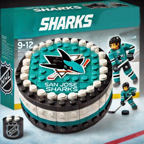 2026 New Hockey Team Ice Hockey Puck Building Blocks