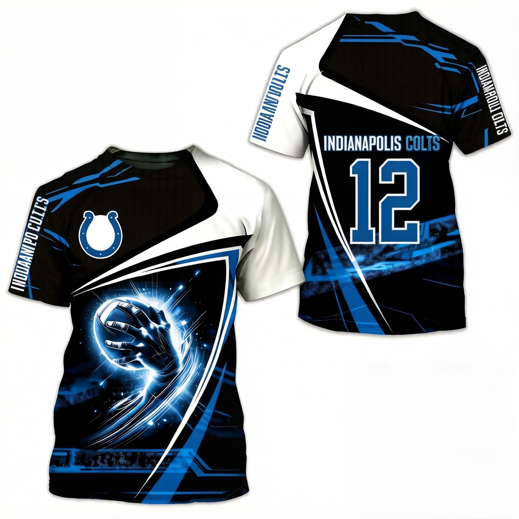 Indianapolis Colts 3D Printed T-shirt